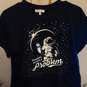 Messy Bun Just Chillin: Space Shirt
